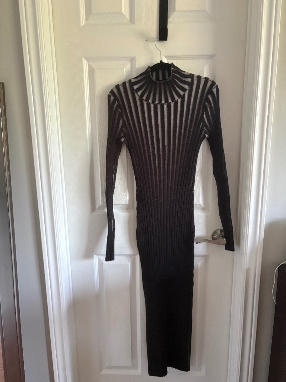 Black and grey dress
